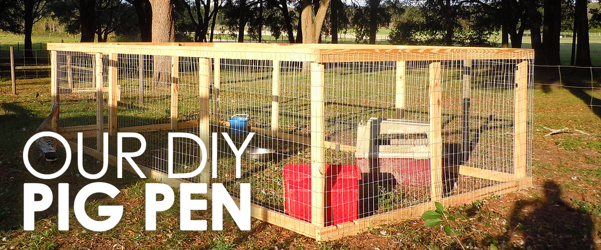 DIY pig pen