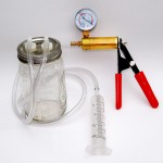 hand held goat cow milking pump system